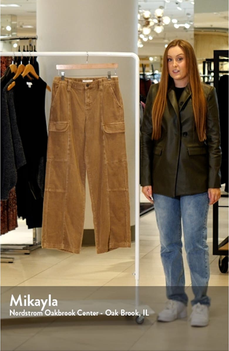 Low Rise Wide Leg Corduroy Pants, sales video thumbnail