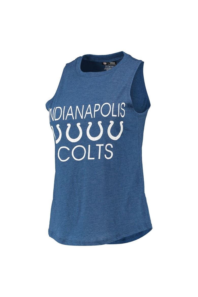 Women's Concepts Sport Black/Royal Indianapolis Colts Muscle Tank Top & Pants Sleep Set, Alternate, color, Black
