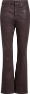 Veronica Beard Carson High Waist Coated Ankle Flare Jeans