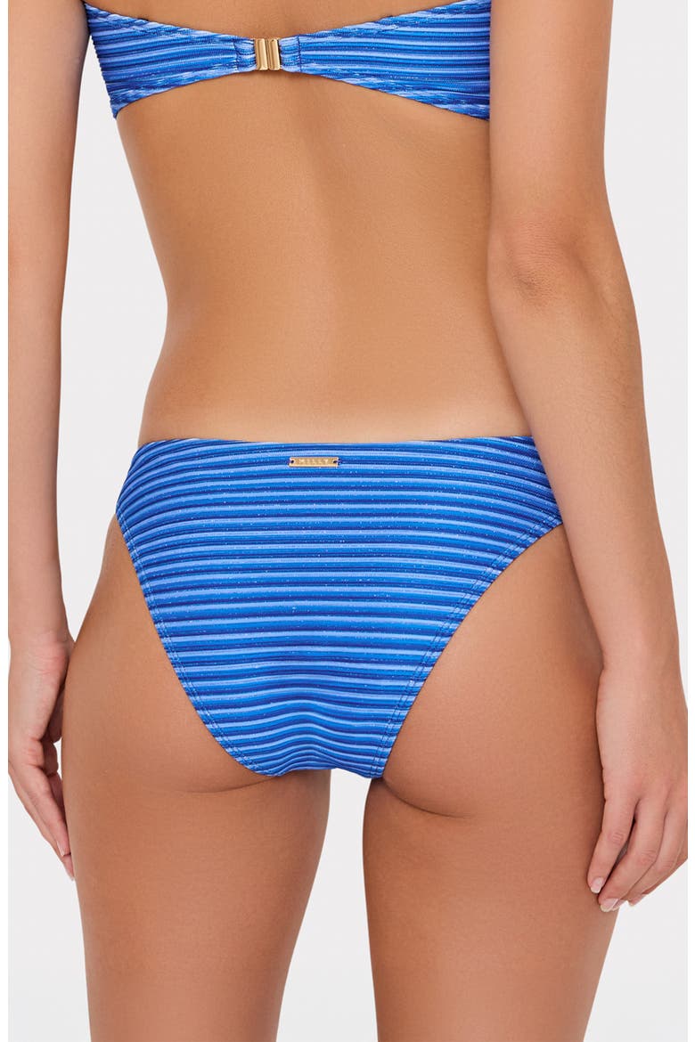 Margot Metallic Stripe Bikini Bottoms, Alternate, color, BLUE MULTI