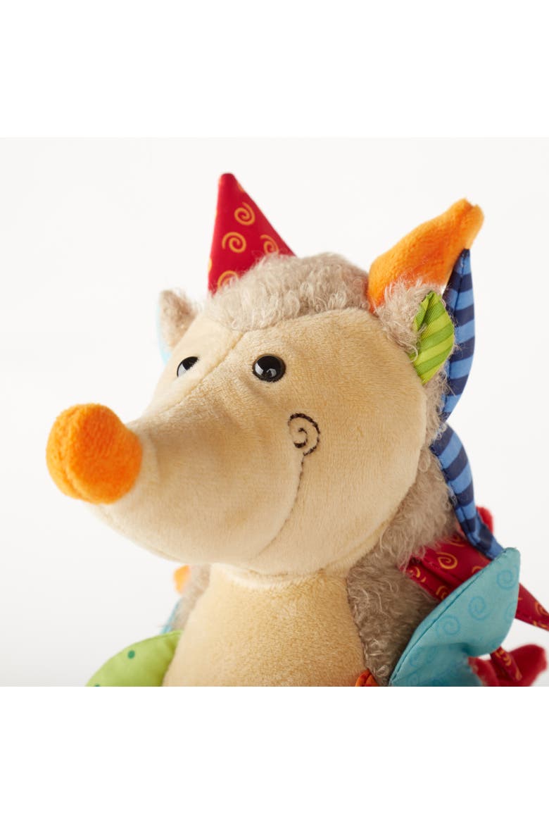 Patchwork Hedgehog Plush Toy, Alternate, color, Multicolored
