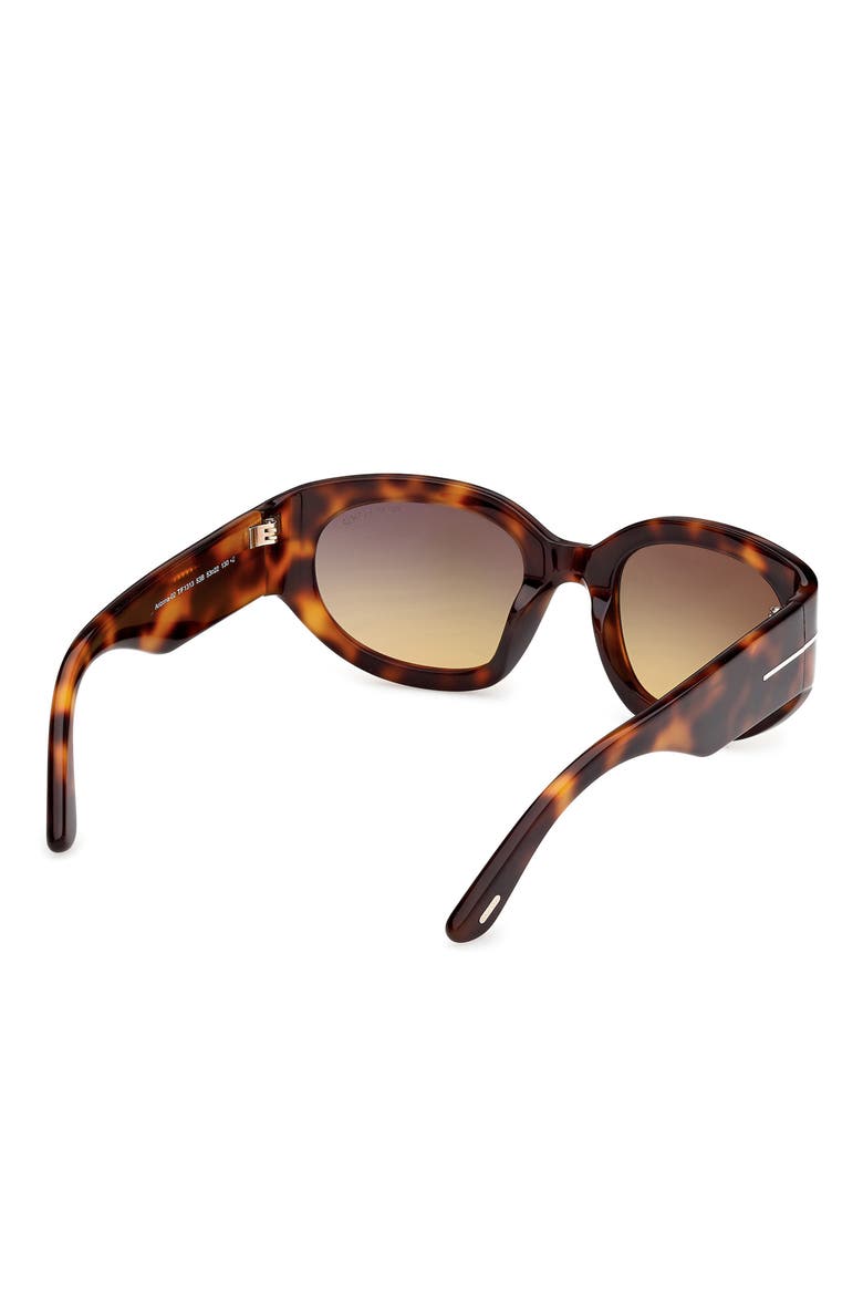 Arizona 53mm Gradient Rectangular Sunglasses, Alternate, color, CLASSIC HAVANA / SMOKE AMBER