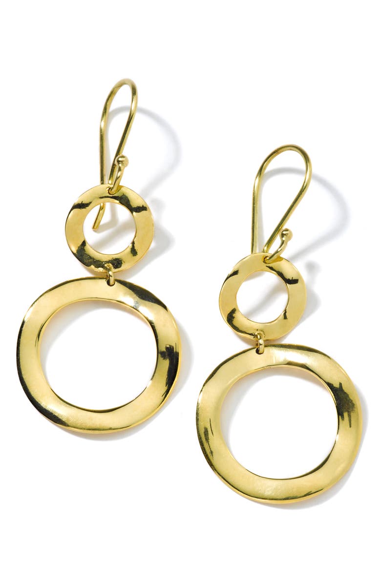 Ippolita Mini Snowman 18K Gold Drop Earrings, Alternate, color, 