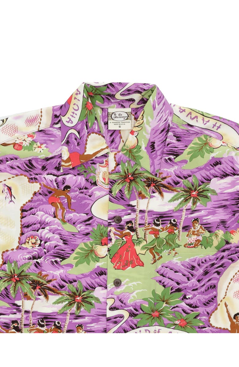 Fortela Tropical Hawaiian Short Sleeve Shirt, Alternate, color, 