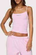 EDIKTED Diva Logo Stretch Tank Top
