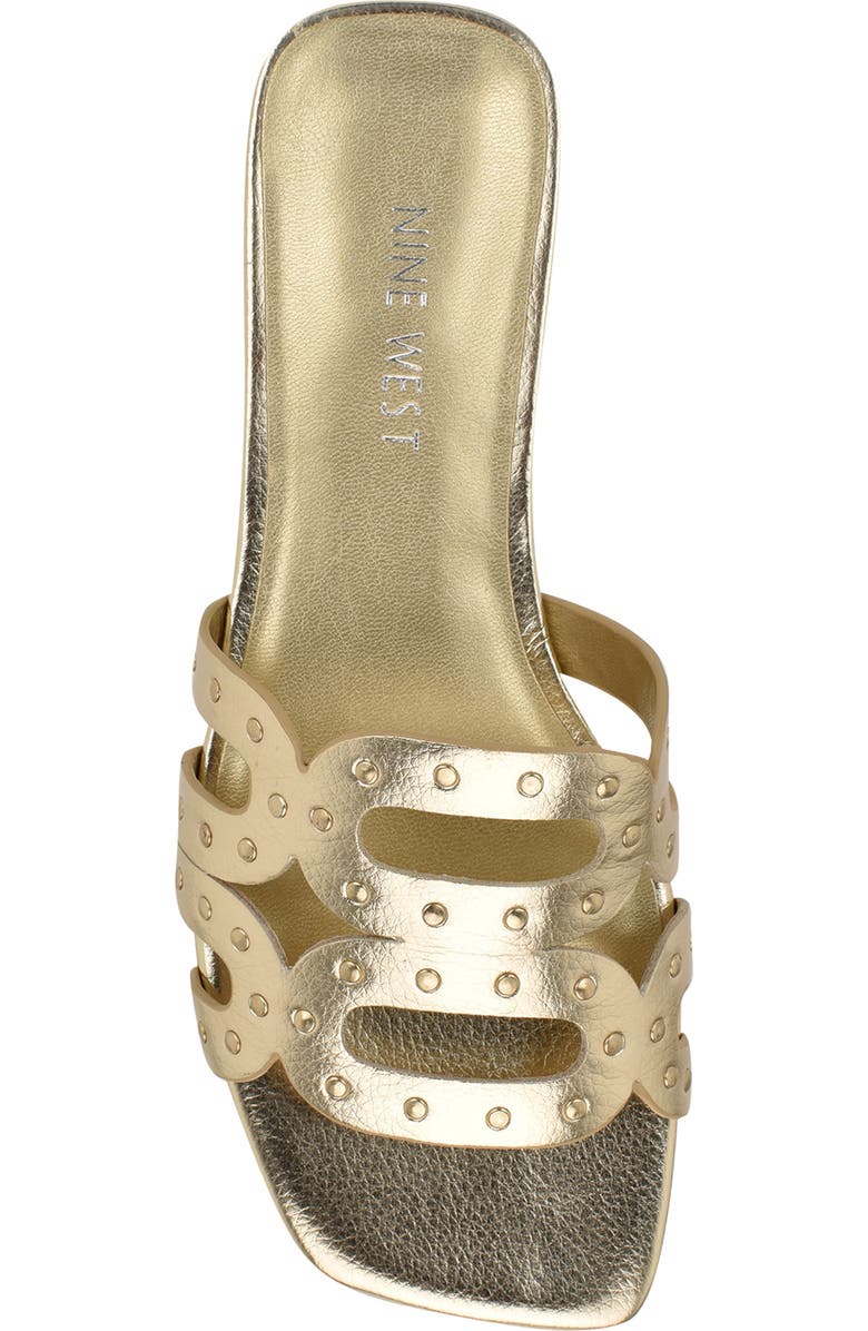 Nine West McKinna 3 Sandal, Alternate, color, Platino