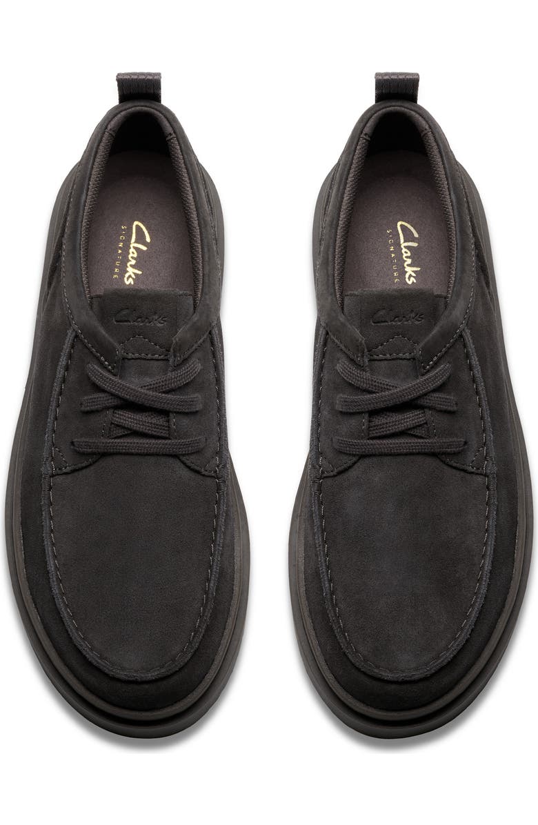 Clarks<sup>®</sup> Polden Moc Toe Derby, Alternate, color, Dark Grey Suede