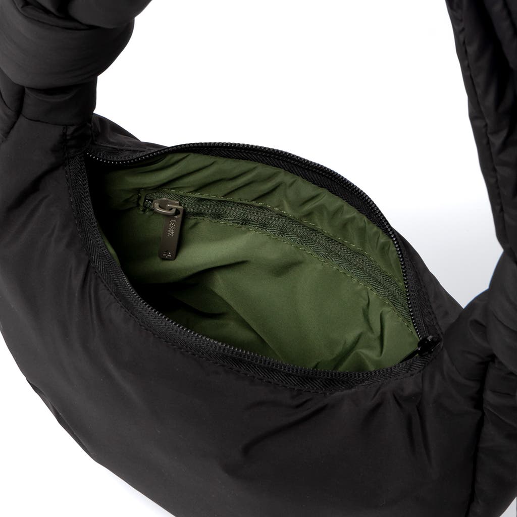 LEFRIK Biwa Puffy Micro Bag, Alternate, color, Black