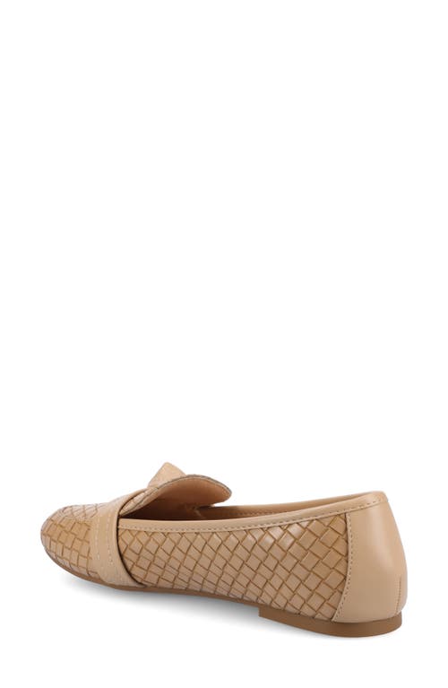 Journee Collection Marci Knotted Strap Loafer In Brown
