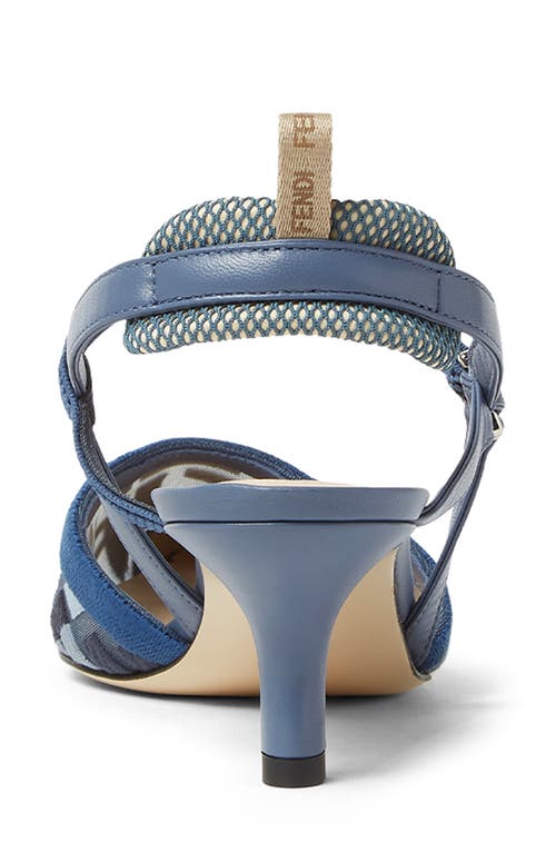 Fendi Pointed Toe Pumps In Blue