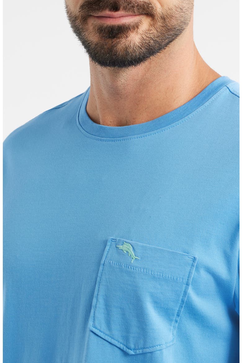 New Bali Sky Original Fit Pocket T-Shirt, Alternate, color, MED BLUEBERRY