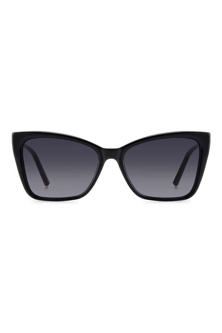 57mm Cat Eye Sunglasses, Main, color, 02M2-9O
