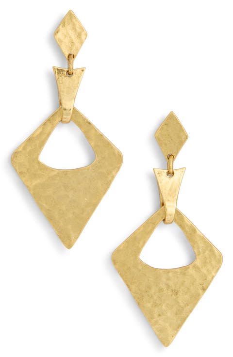 Geometric Drop Earrings