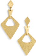 Karine Sultan Geometric Drop Earrings