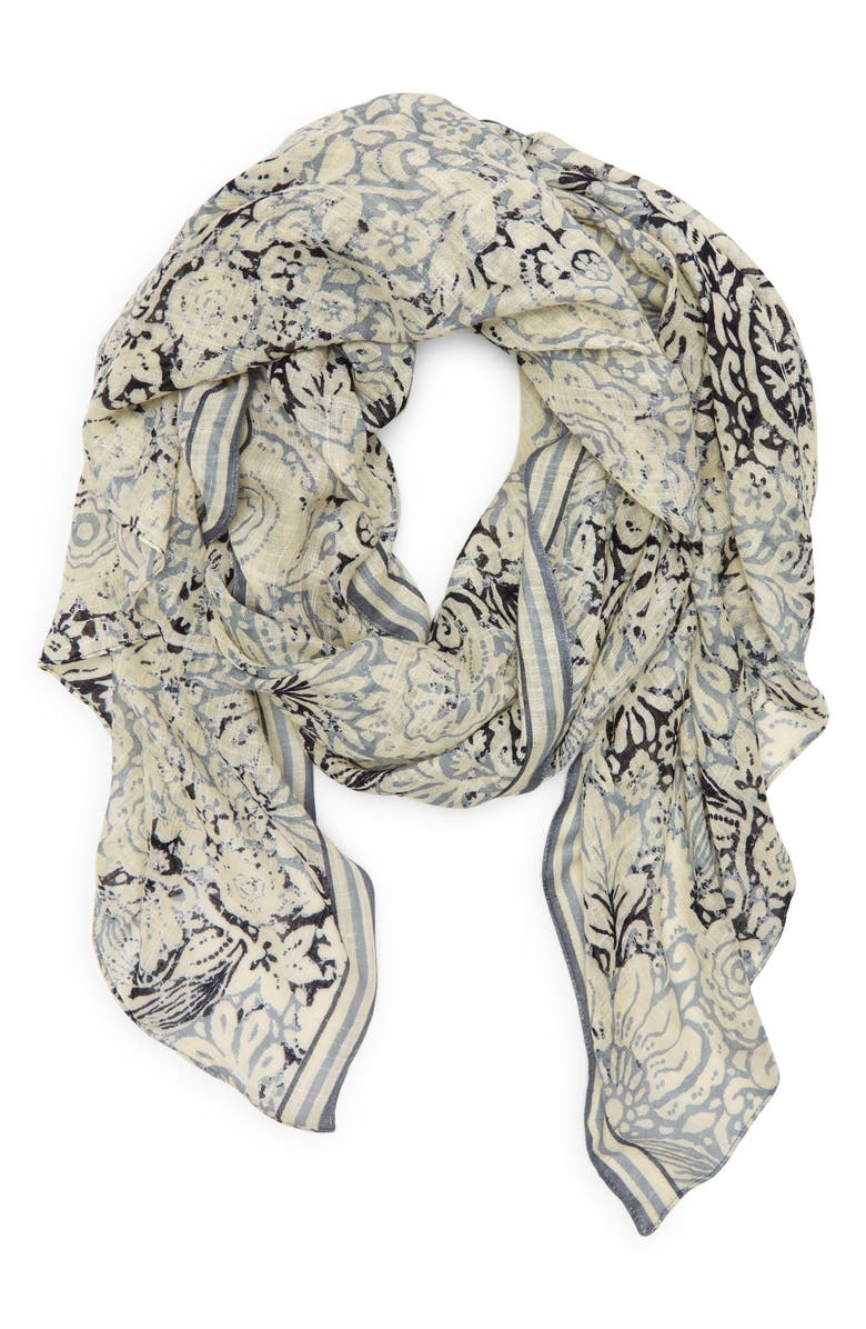Treasure & Bond Floral Scarf, Alternate, color, 