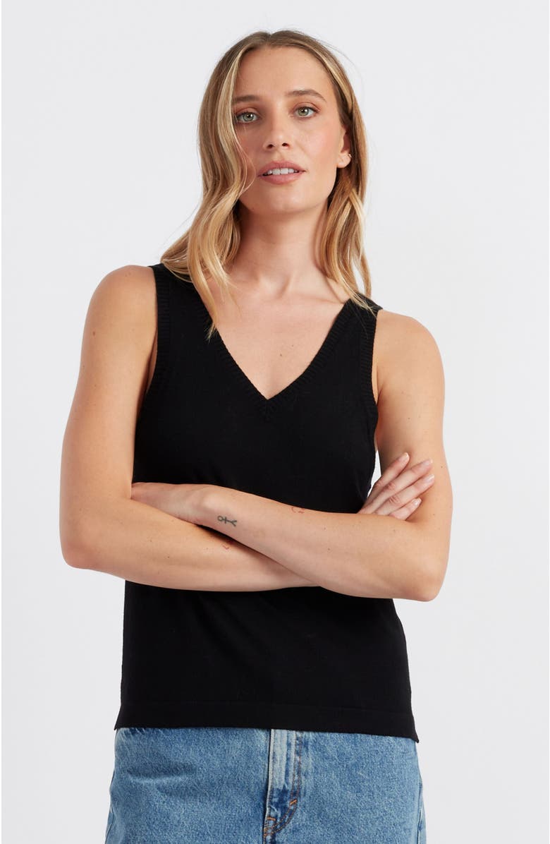 Chinti & Parker Pure Merino Wool Ultra Fine Vest, Main, color, 