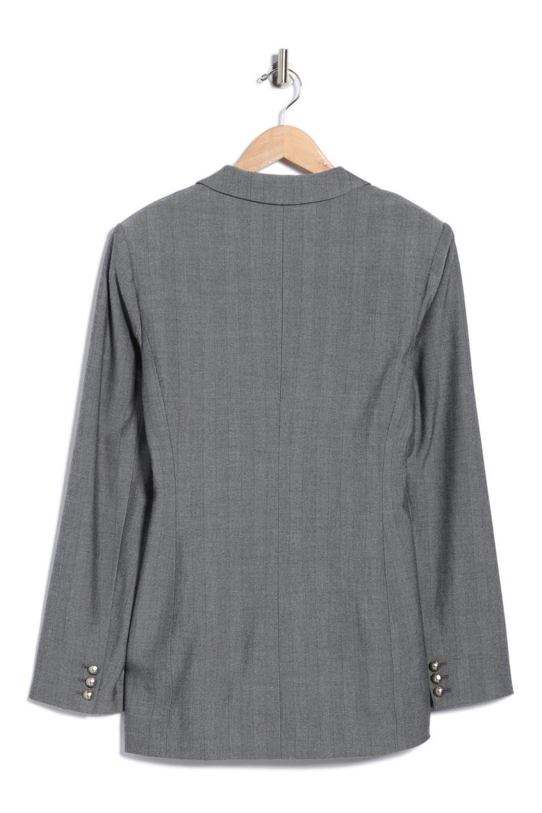 Jade Oversize Notch Lapel Blazer, Alternate, color, CHARCOAL
