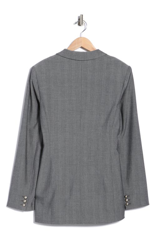 Rag & Bone Jade Oversize Notch Lapel Blazer In Gray