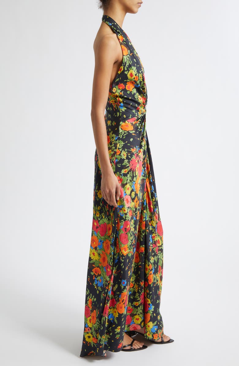 A.L.C. Mabel Gown, Alternate, color, Black/ Persimmon