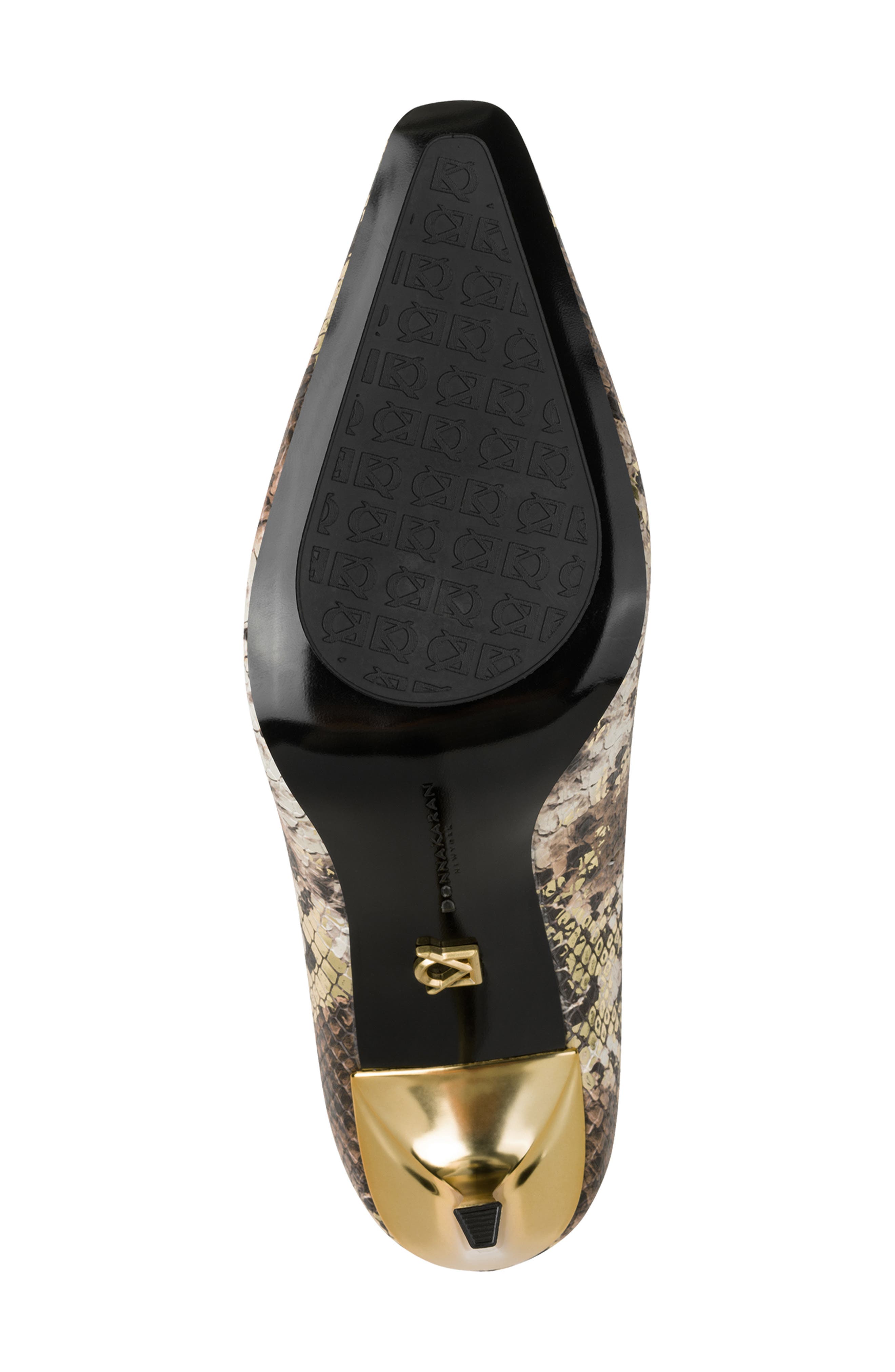 Donna Karan New York Savita Pump, Alternate, color, Cognac/ Gol