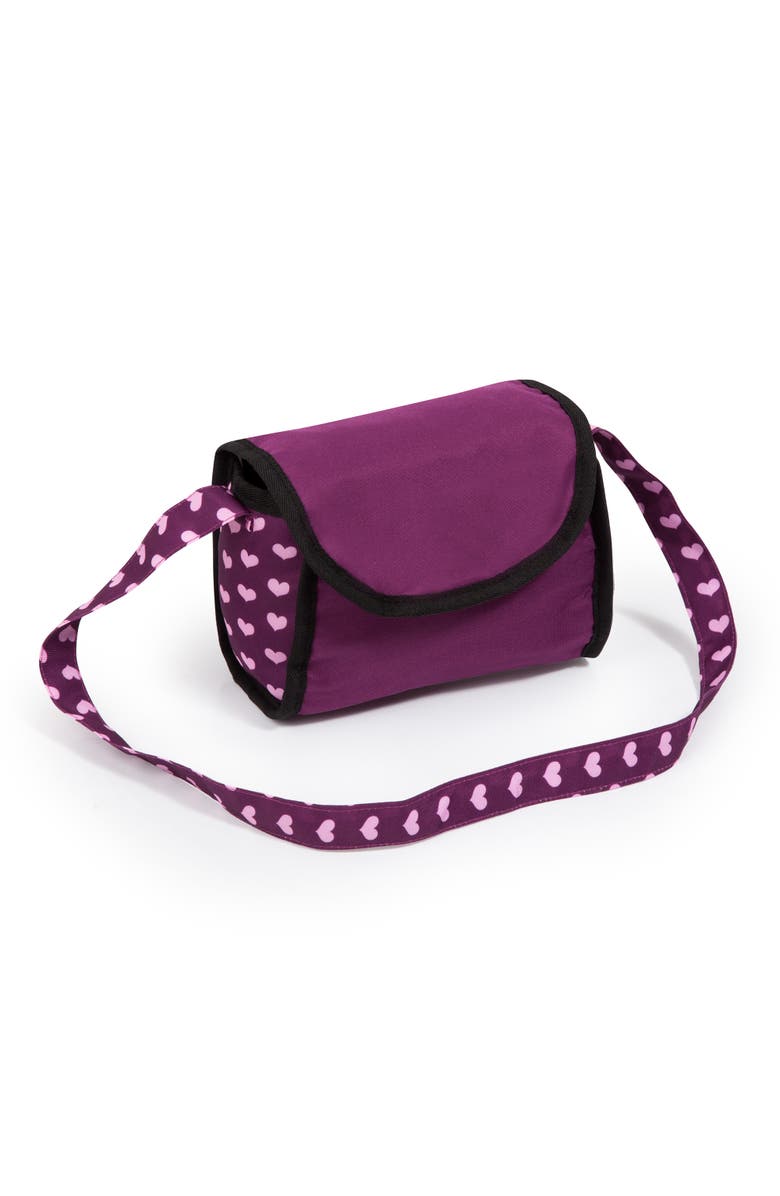 Bayer Design Trendy Pram Burgundy, Pink, Hearts, Alternate, color, Purple