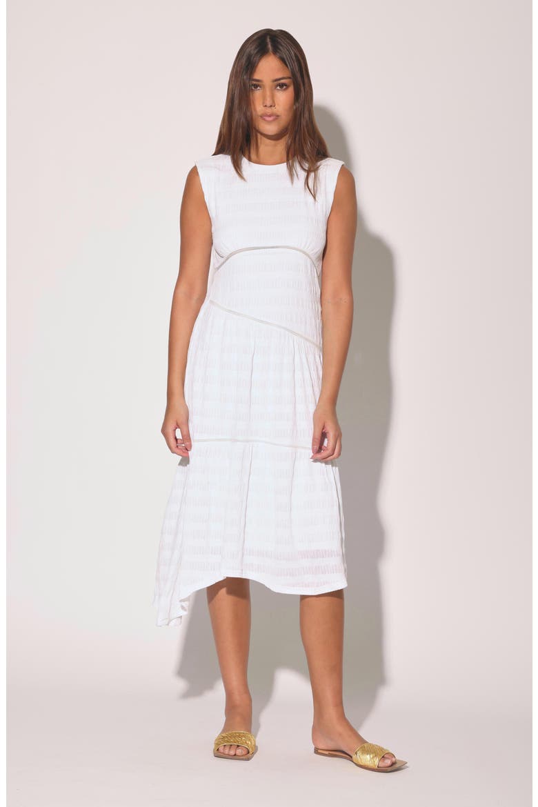 Ambrosia Textured Asymmetric Dress, Alternate, color, IVORY
