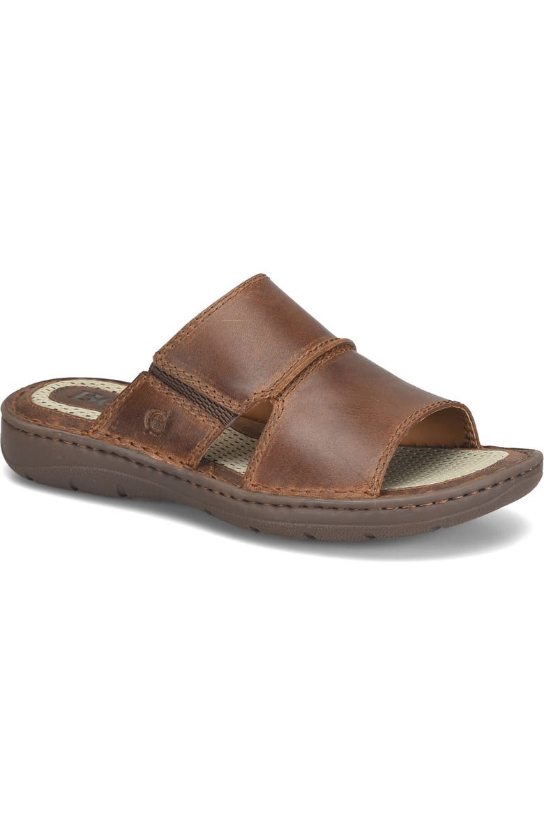 Børn Moyer Sandal, Main, color, Rust Leather