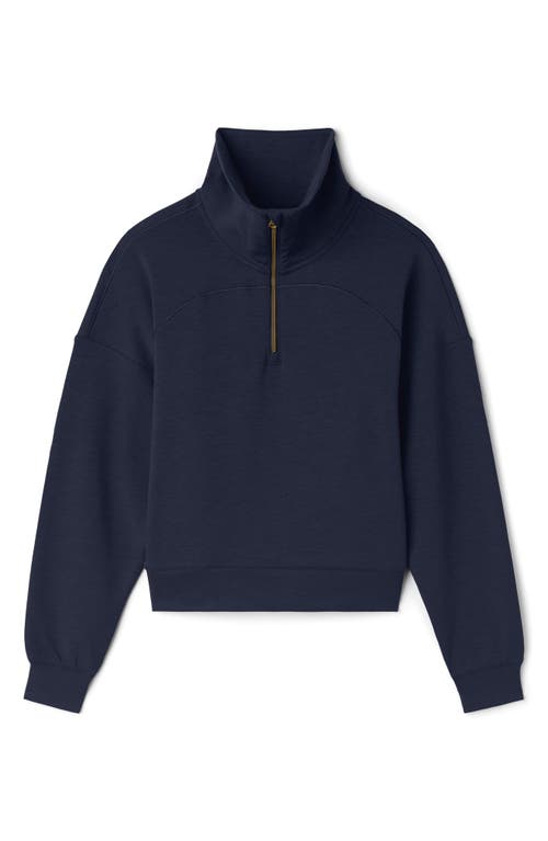 Rhone Dreamglow Half Zip In Blue