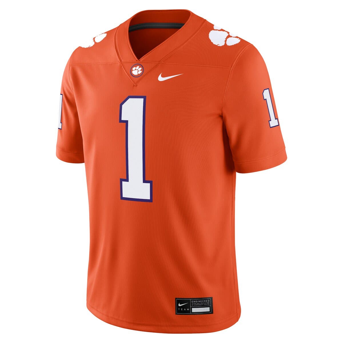 Nike Men's Nike #1 Orange Clemson Tigers Game Jersey (Men) | Nordstrom