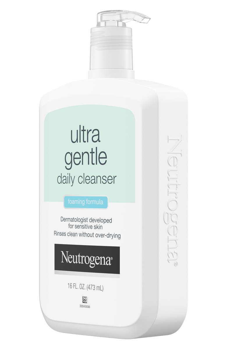 NEUTROGENA Ultra Gentle Daily Cleanser for Sensitive Skin, Alternate, color, 