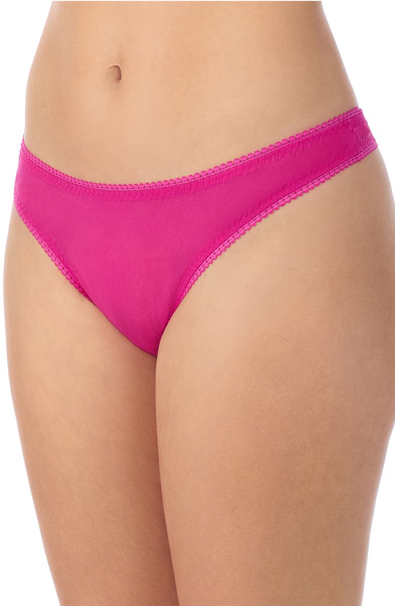On Gossamer Hip-G Mesh Thong, Main, color, Sweet Fuchsia