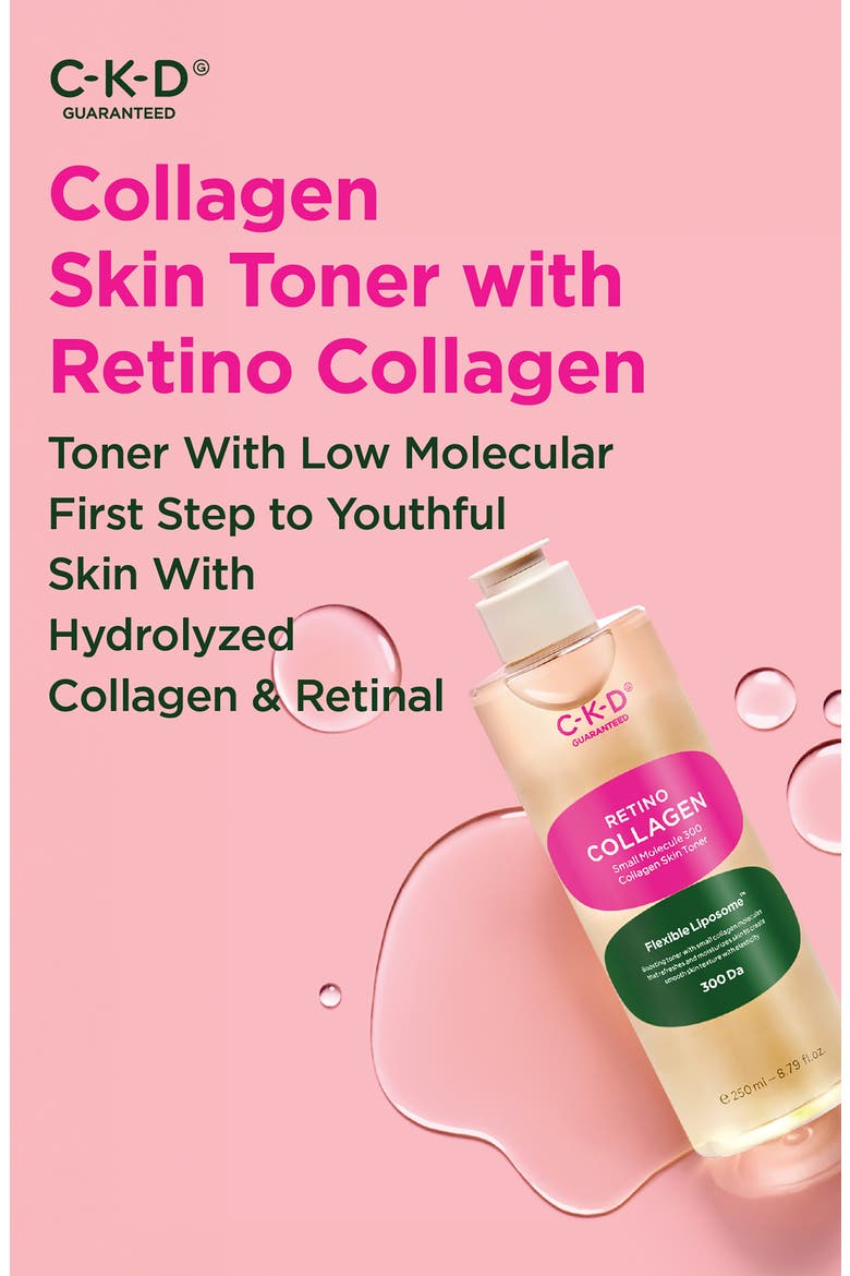 Retino Collagen Small Molecule 300 Skin Toner, Alternate, color, NO COLOR