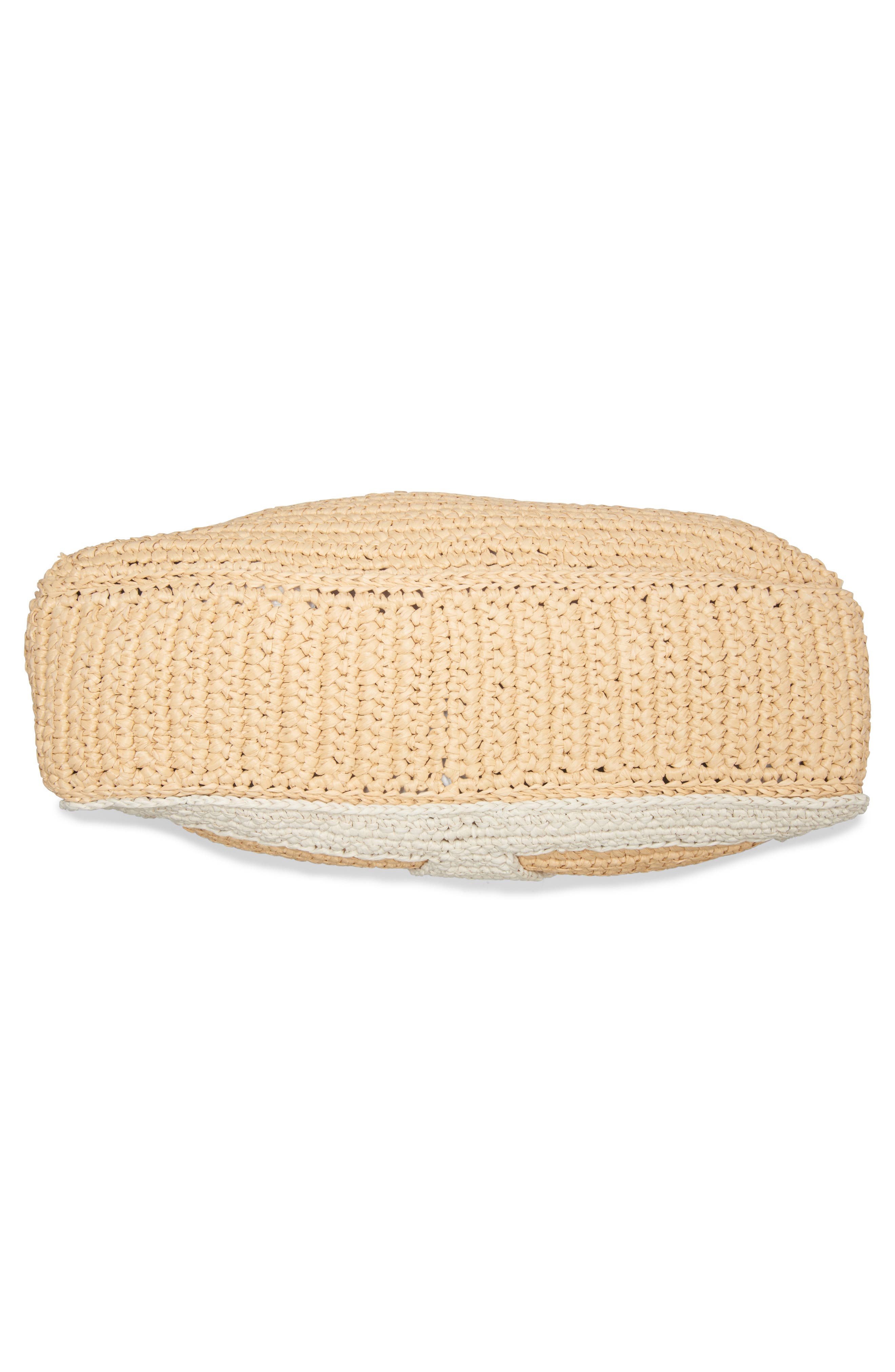 Valentino Garavani Large Viva Superstar Raffia Tote, Alternate, color, Natural