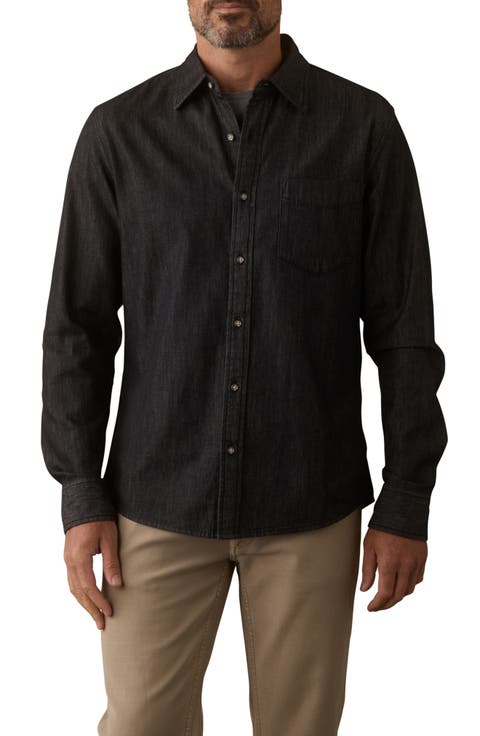 Denim Button-Up Shirt