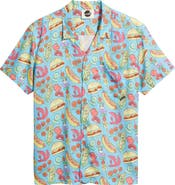 Boardies Barbecue Print Camp Shirt