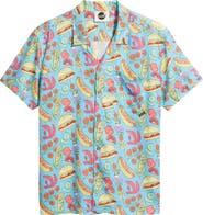 Boardies Barbecue Print Camp Shirt