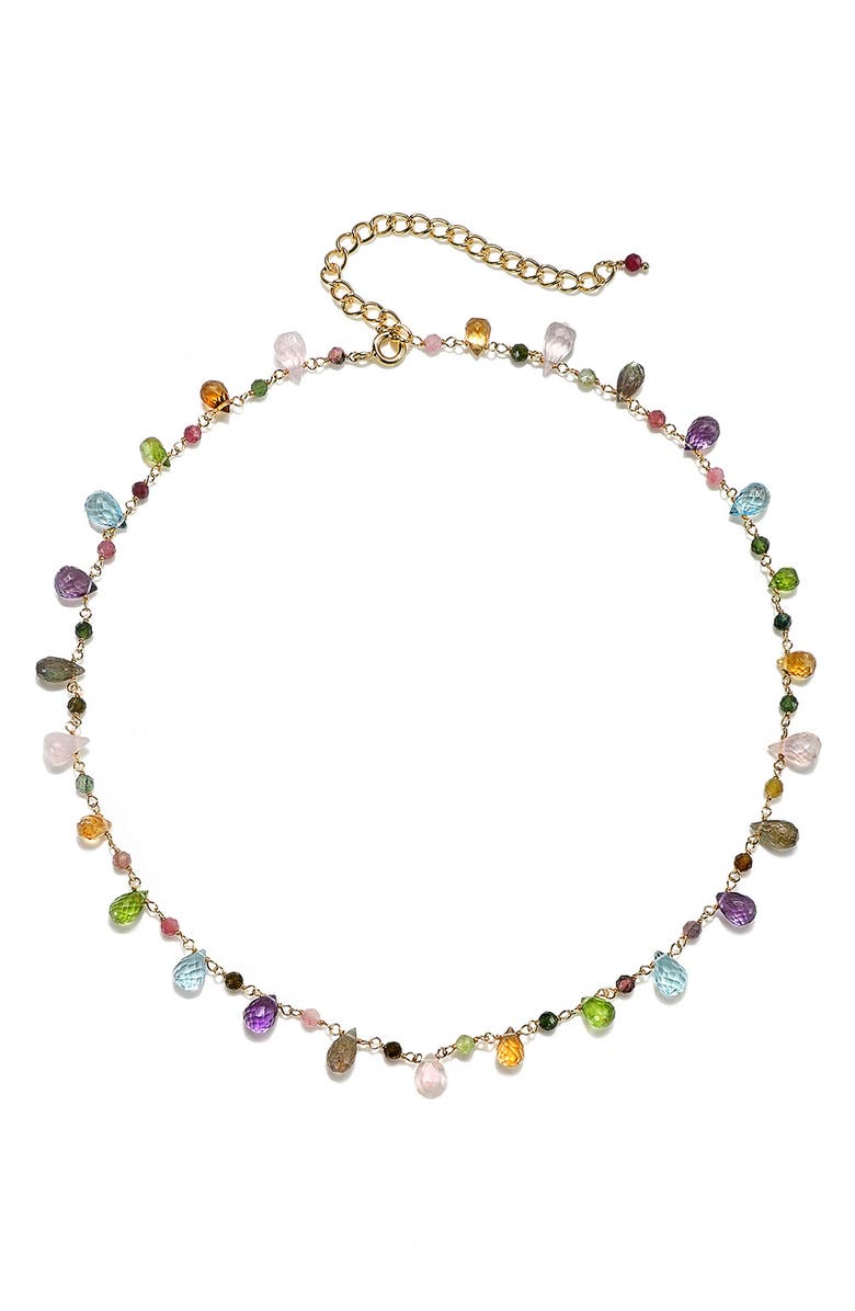 Amelia Rose Wildflower Choker, Main, color,
