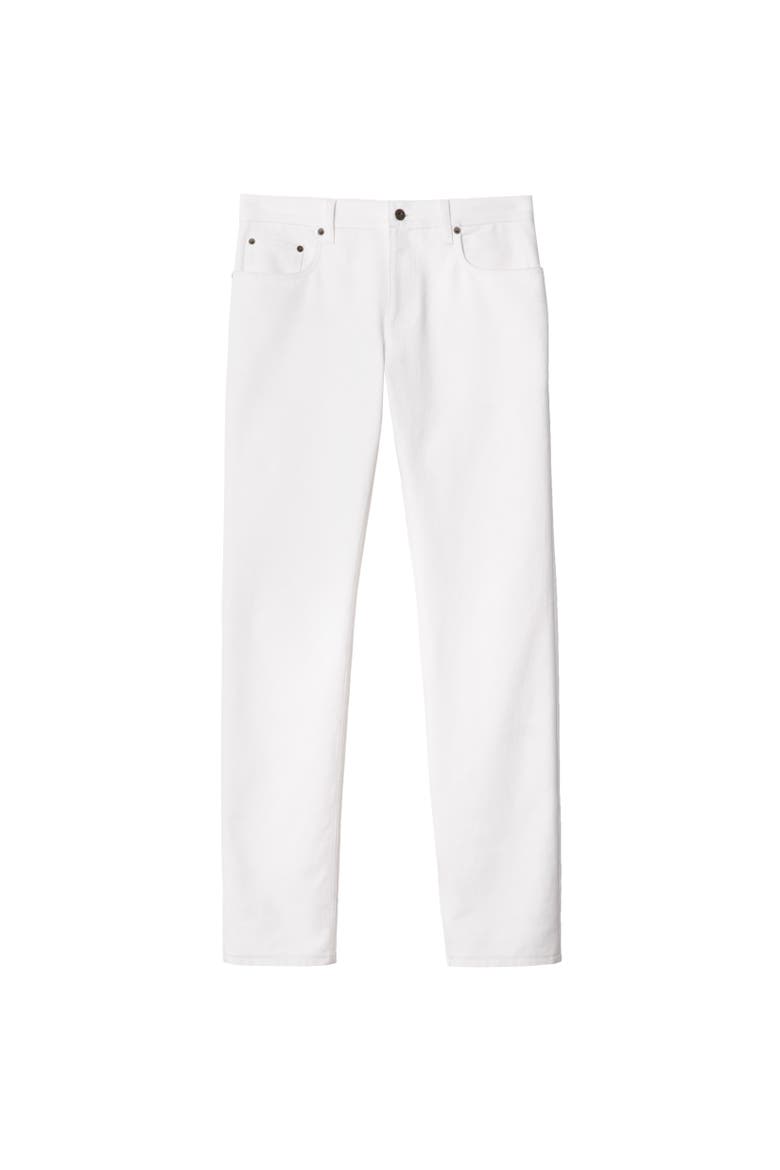 Slim Jeans, Alternate, color, Chalk white