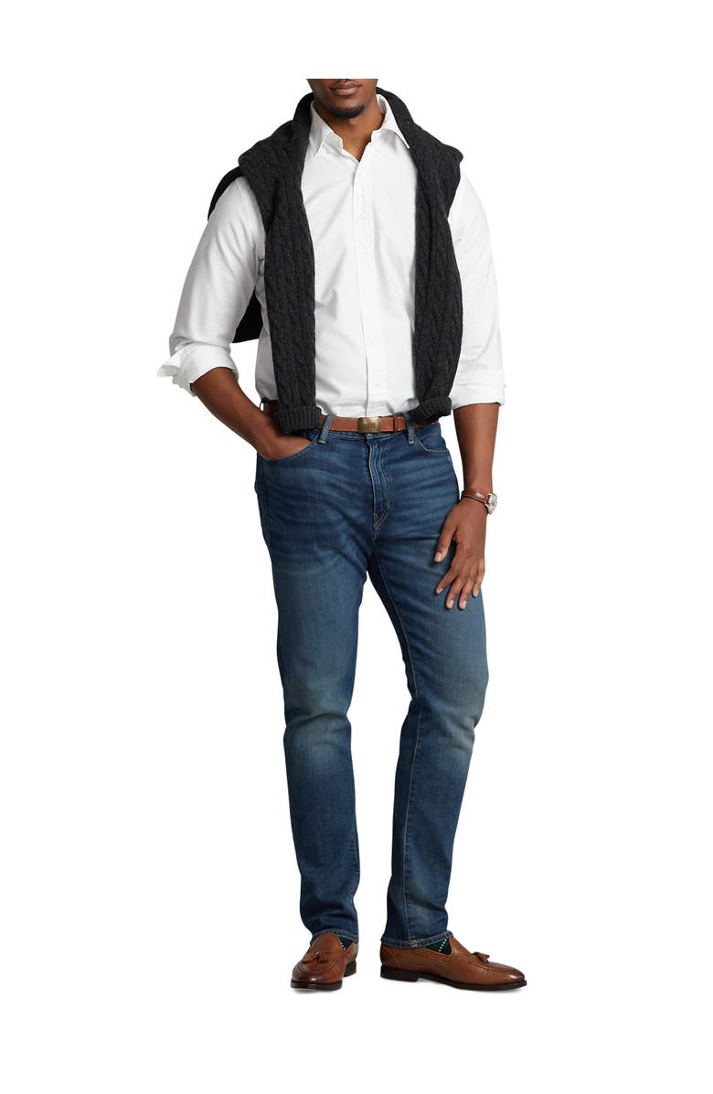 Polo Ralph Lauren Big & Tall Oxford Sport Shirt, Alternate, color, White