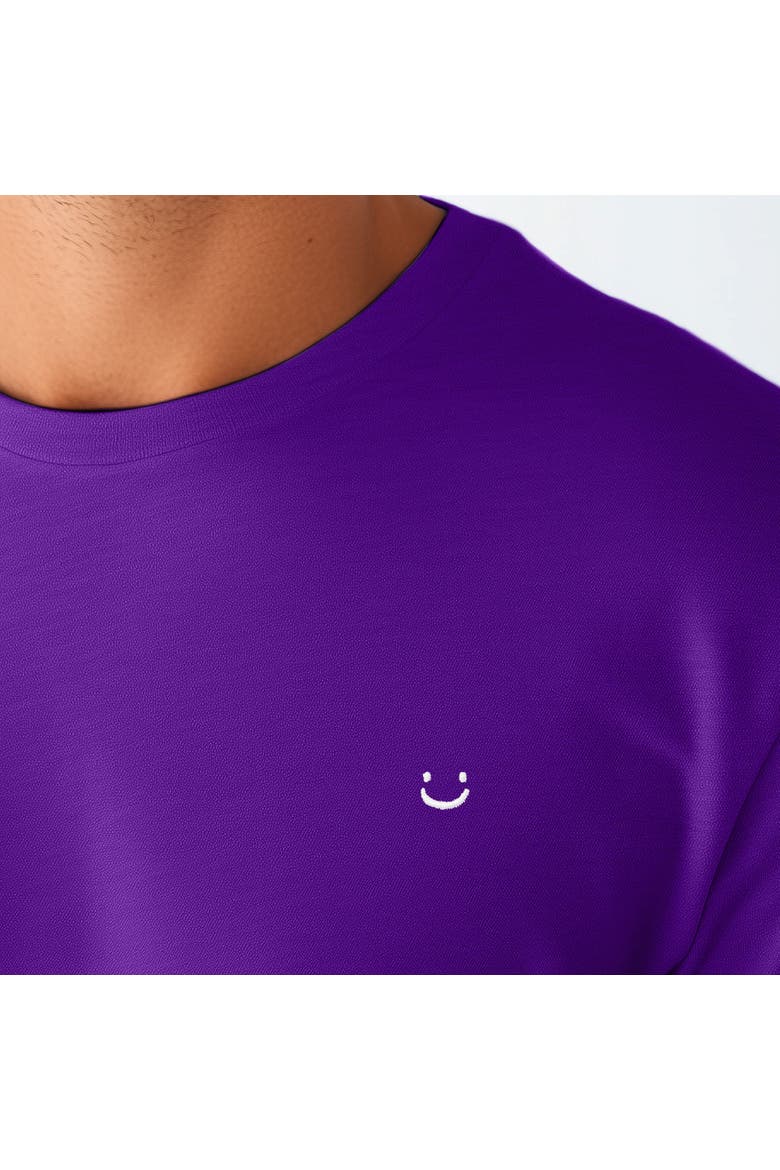 Mens Lil Smile Jersey Tee, Alternate, color, Purple