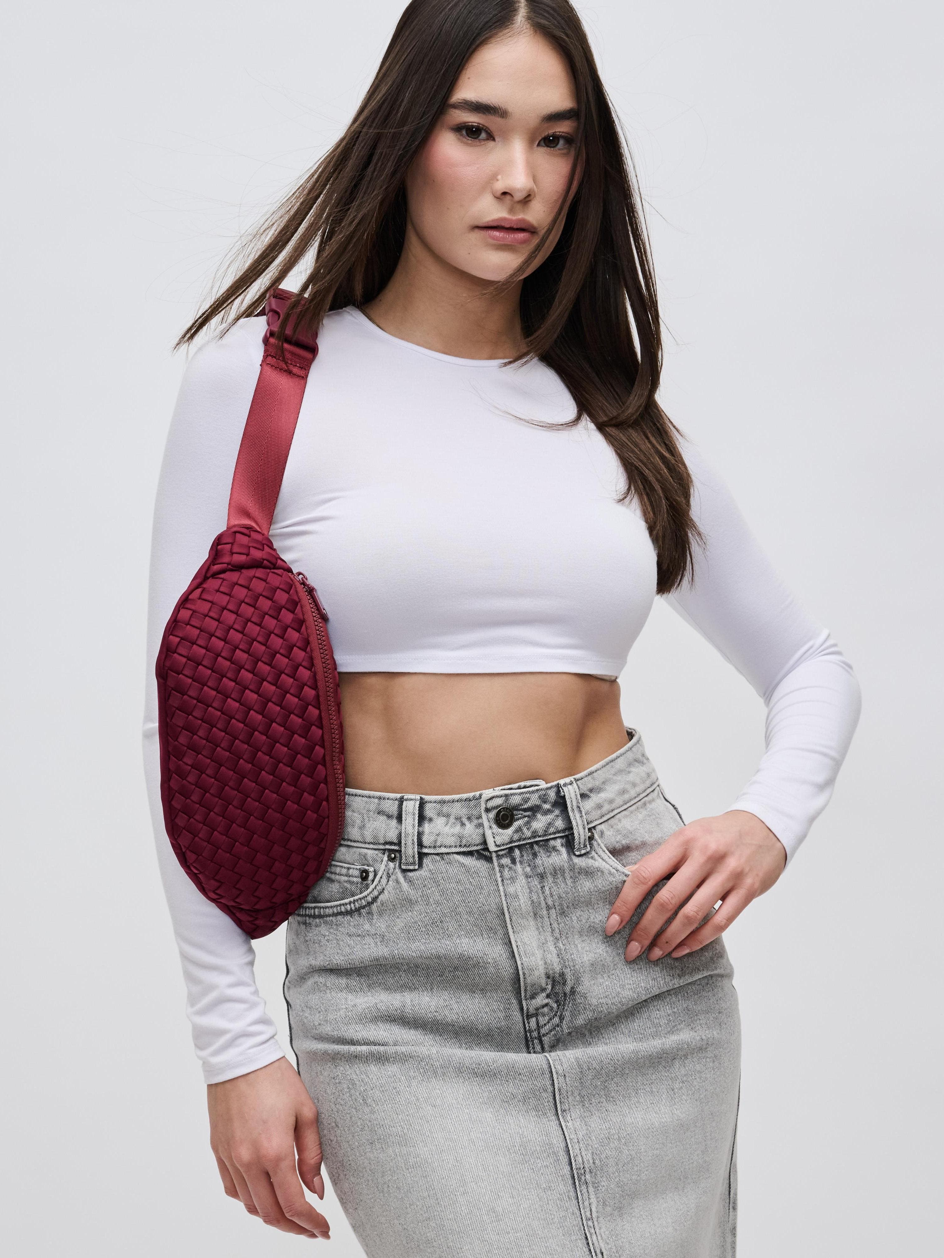 Aim High Belt Bag, Alternate, color, Wine