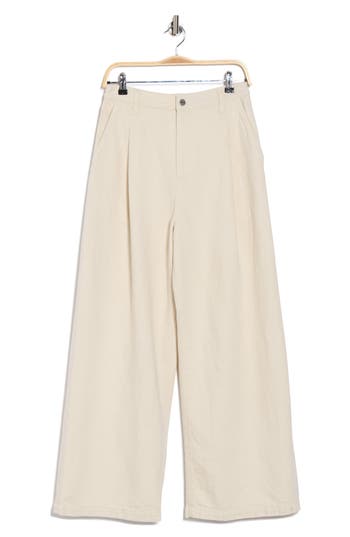 Twp Greene St Pleated Barrel-leg Pants In Neutral