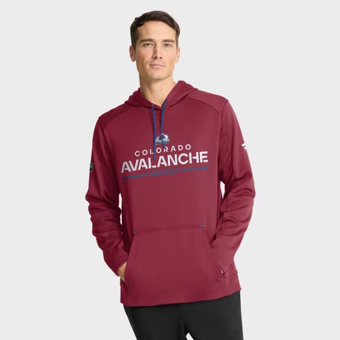Men's Fanatics Burgundy Colorado Avalanche Authentic Pro Rink Hoodie