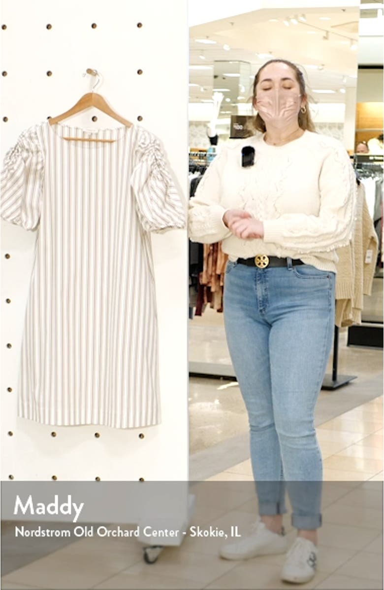 Hattie Stripe KindCotton A-Line Dress, sales video thumbnail