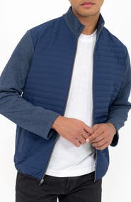 PINO BY PINOPORTE Mix Quilt Zip Jacket