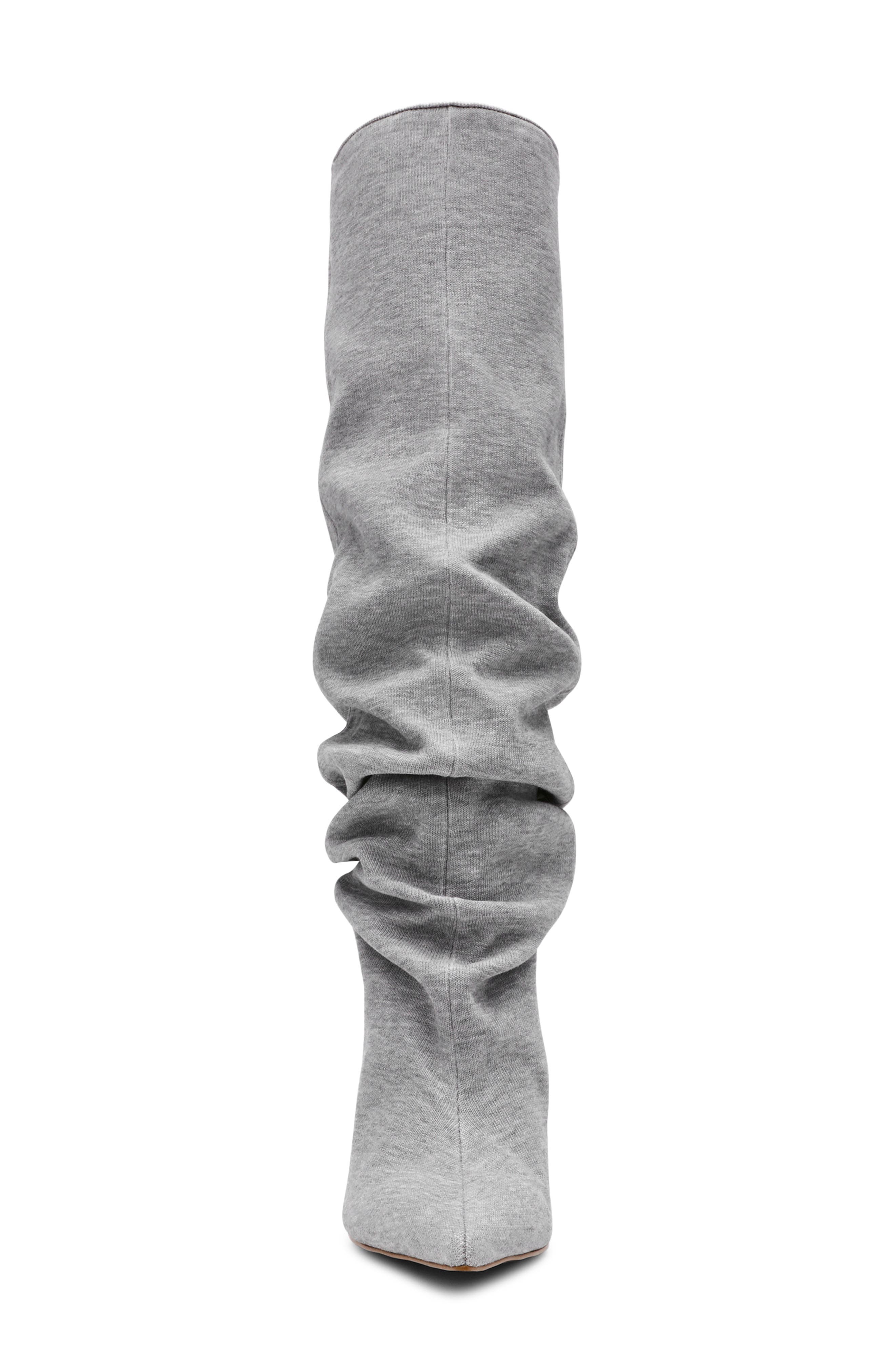 Steve Madden Distortion Knee High Boot, Alternate, color, Grey