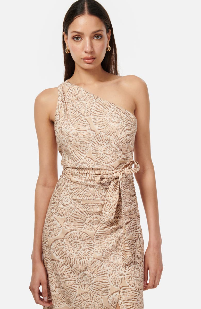 CAMI NYC Nanu Paisley One-Shoulder Sheath Dress, Alternate, color, 