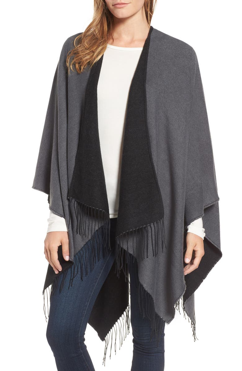 Nordstrom Halogen<sup>®</sup> Reversible Ruana, Alternate, color,