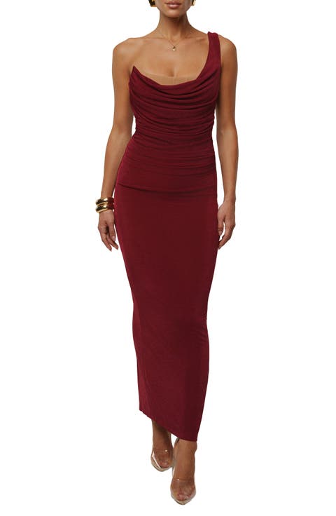Krishna One-Shoulder Cocktail Dress