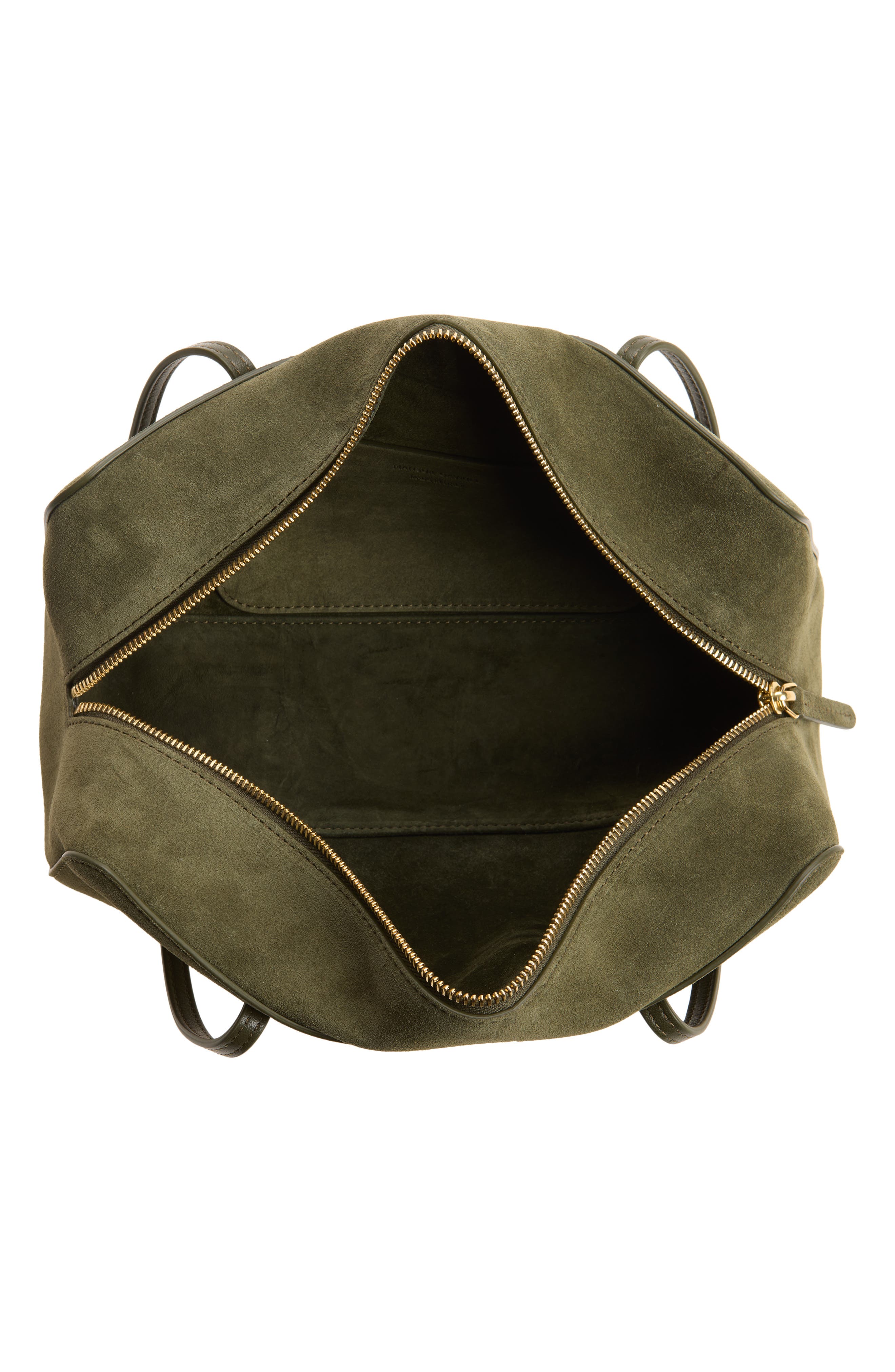 Filo Suede East/West Bag, Alternate, color, ALGAE